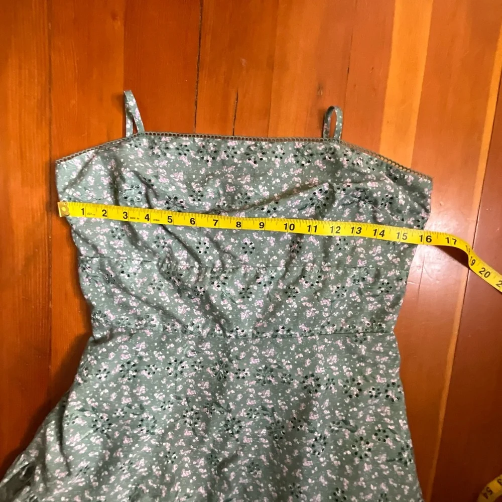 Altar'd State Green Floral Eyelet Dress - Picture 8 of 10